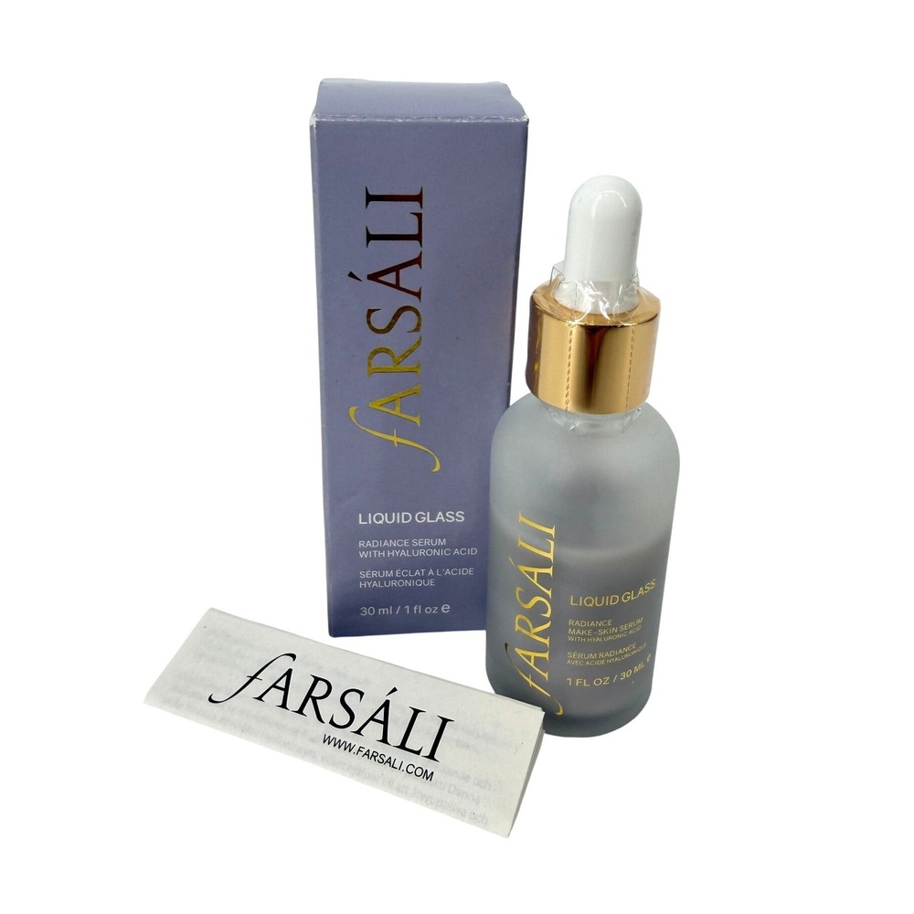 New Sealed Farsali Liquid Glass Radiance Serum with Hyaluronic Acid 30ml 1oz